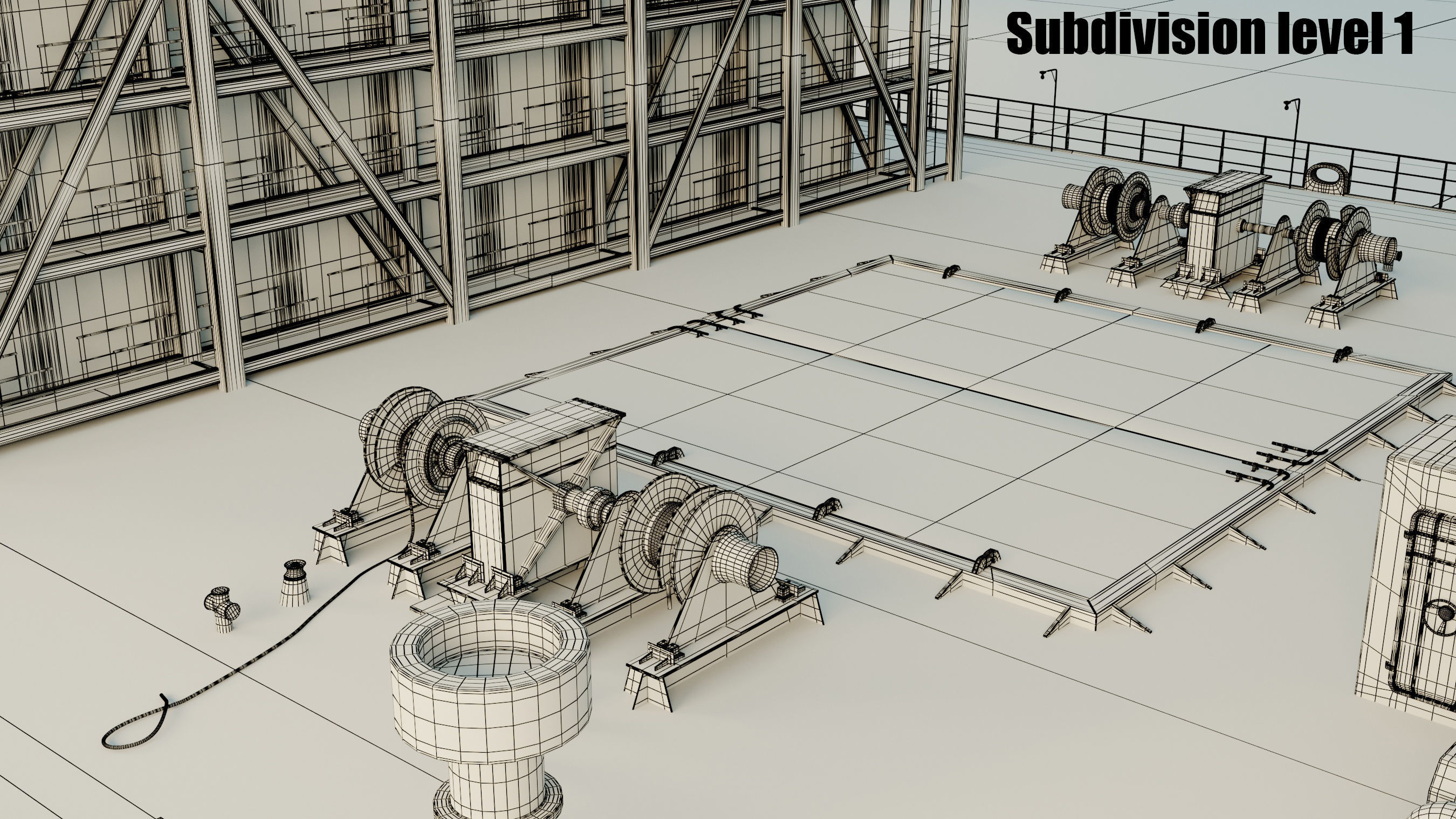 Container ship generic 3D model_45