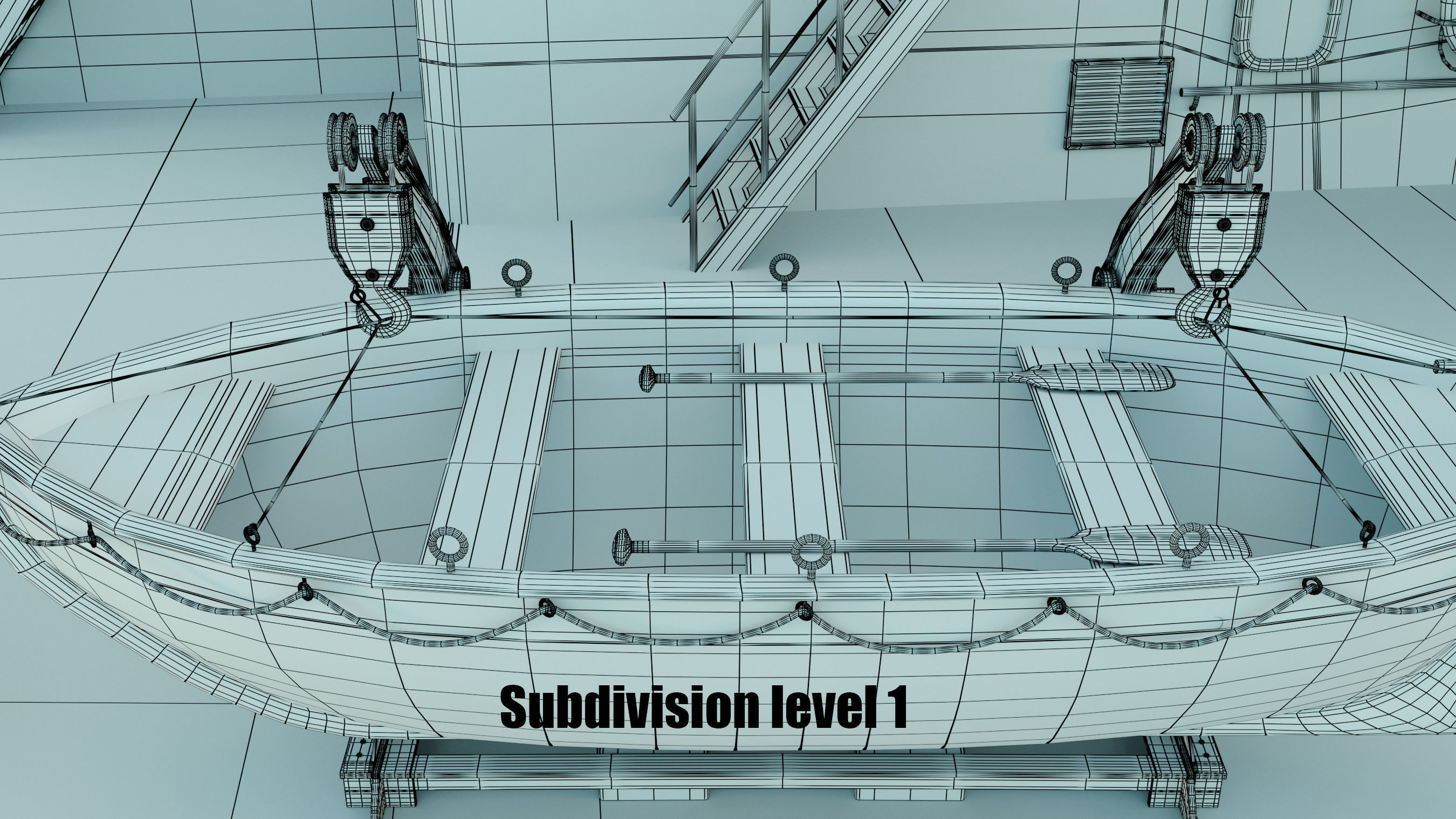 Container ship generic 3D model_41