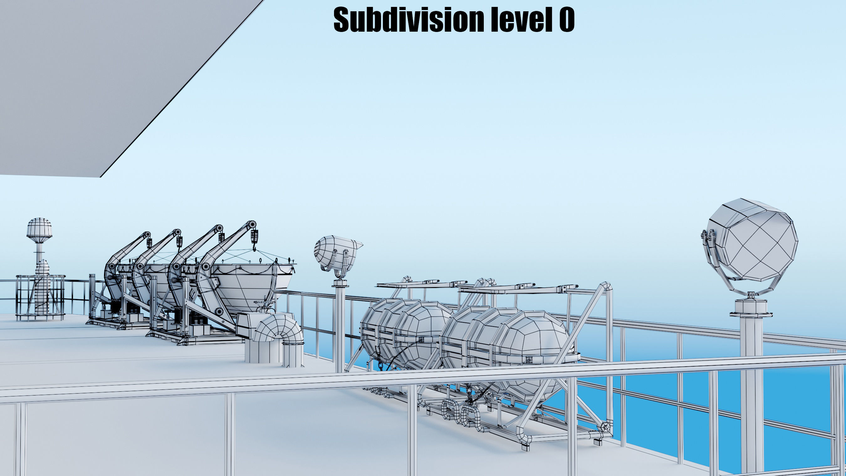 Container ship generic 3D model_34
