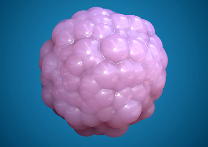 Spheroid ball 3D model
