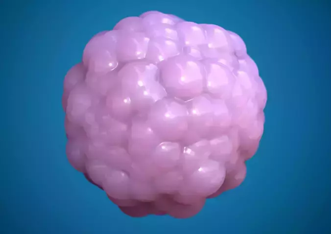 Spheroid ball 3D model
