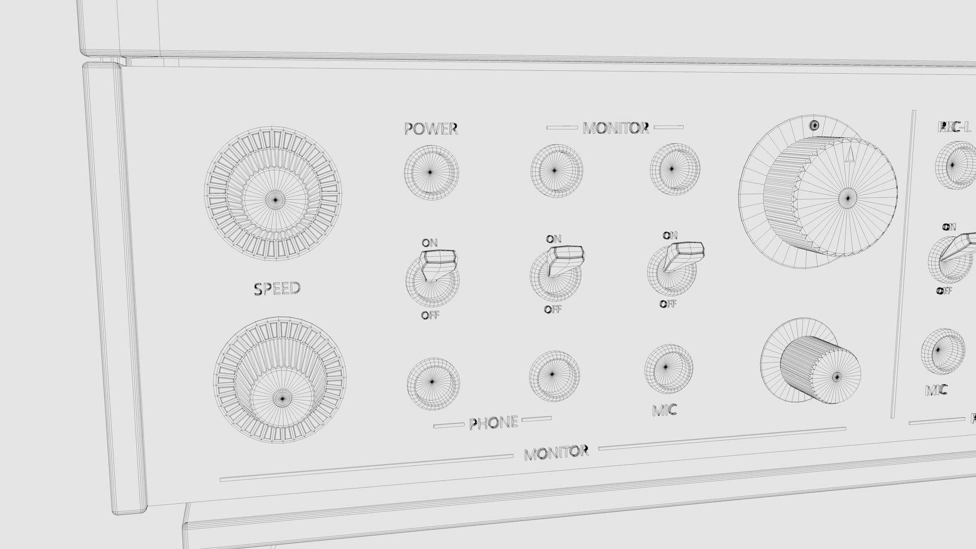 Reel to Reel 3D model_11