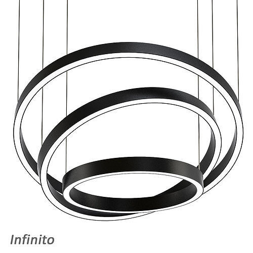 Untitled infinito led pendant light 3D model