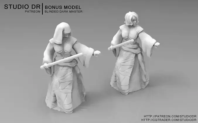 Blinded Dark Master 3D print model