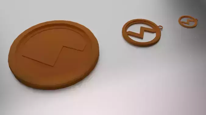 Glass Coaster Sowilo and Pendant