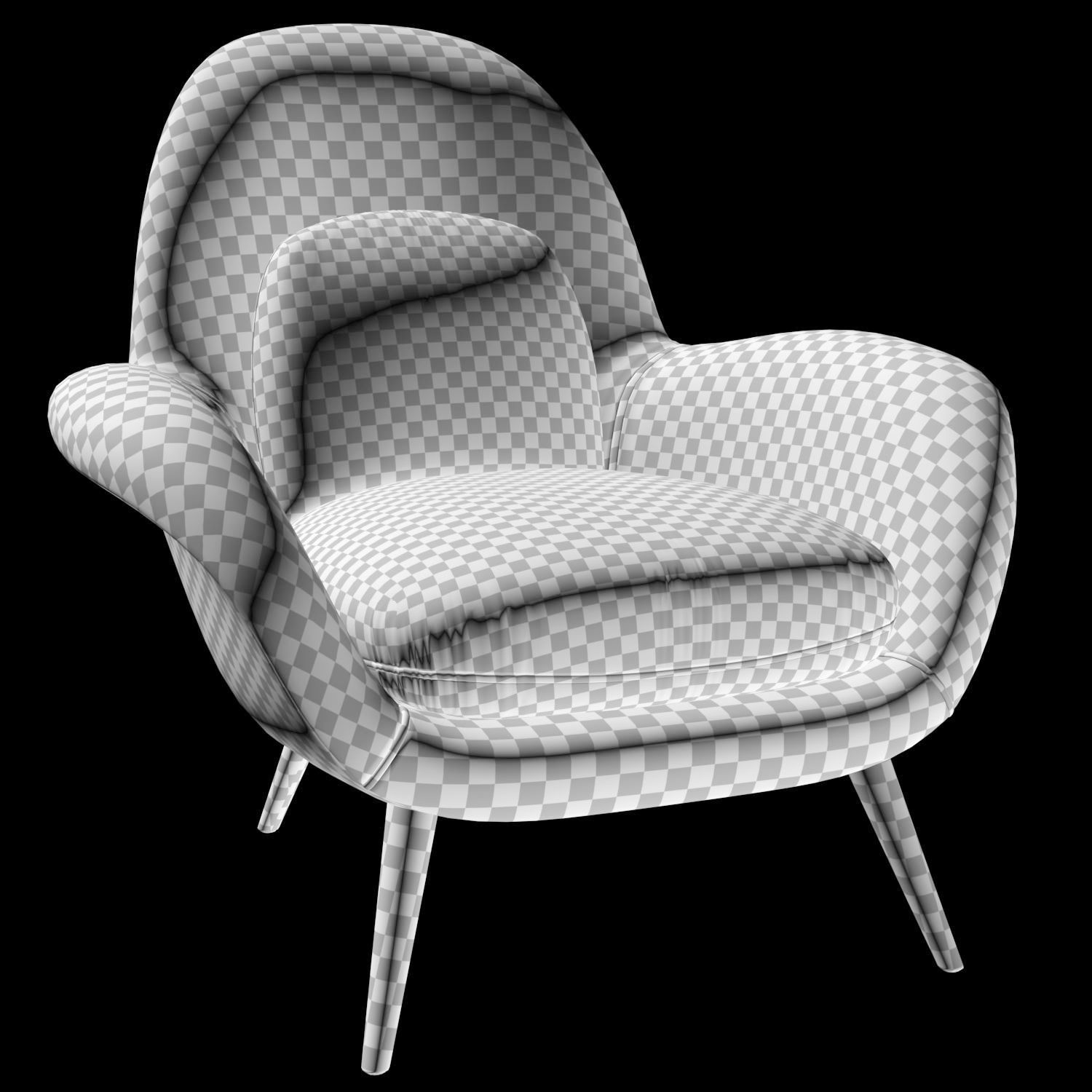 LOUNGE CHAIR 3D model_3