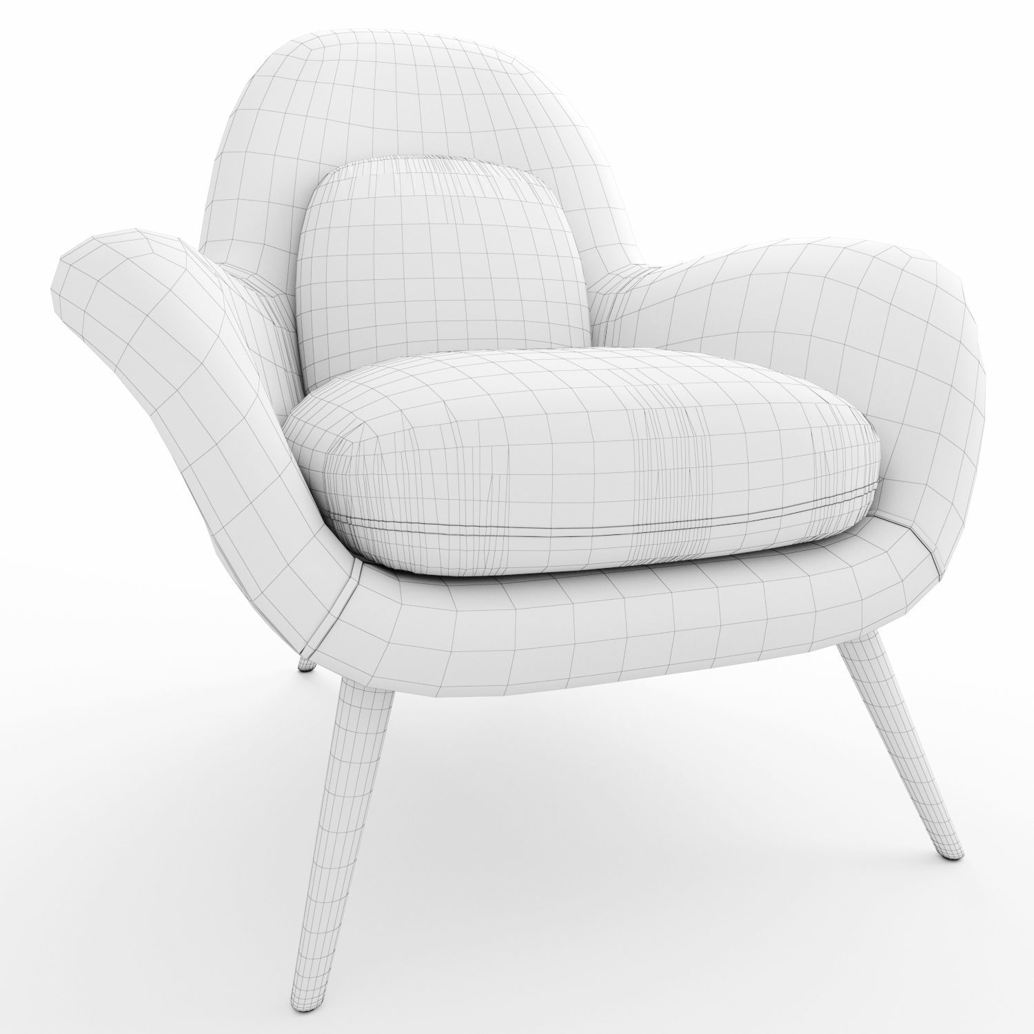 LOUNGE CHAIR 3D model_2