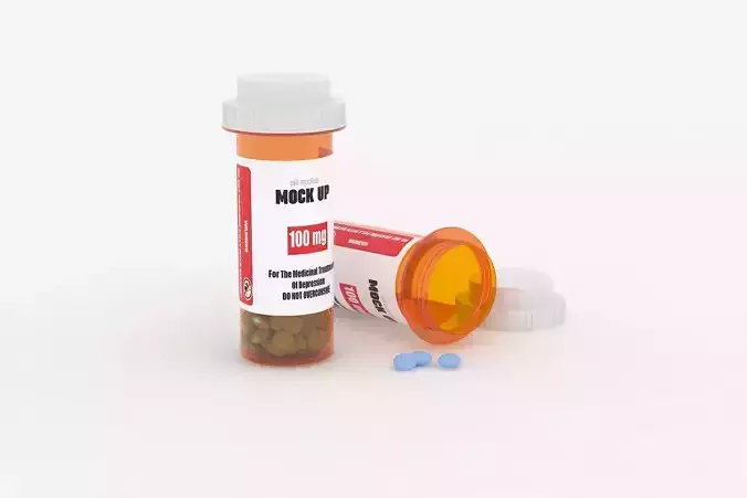 Medicine Bottle Mock Up