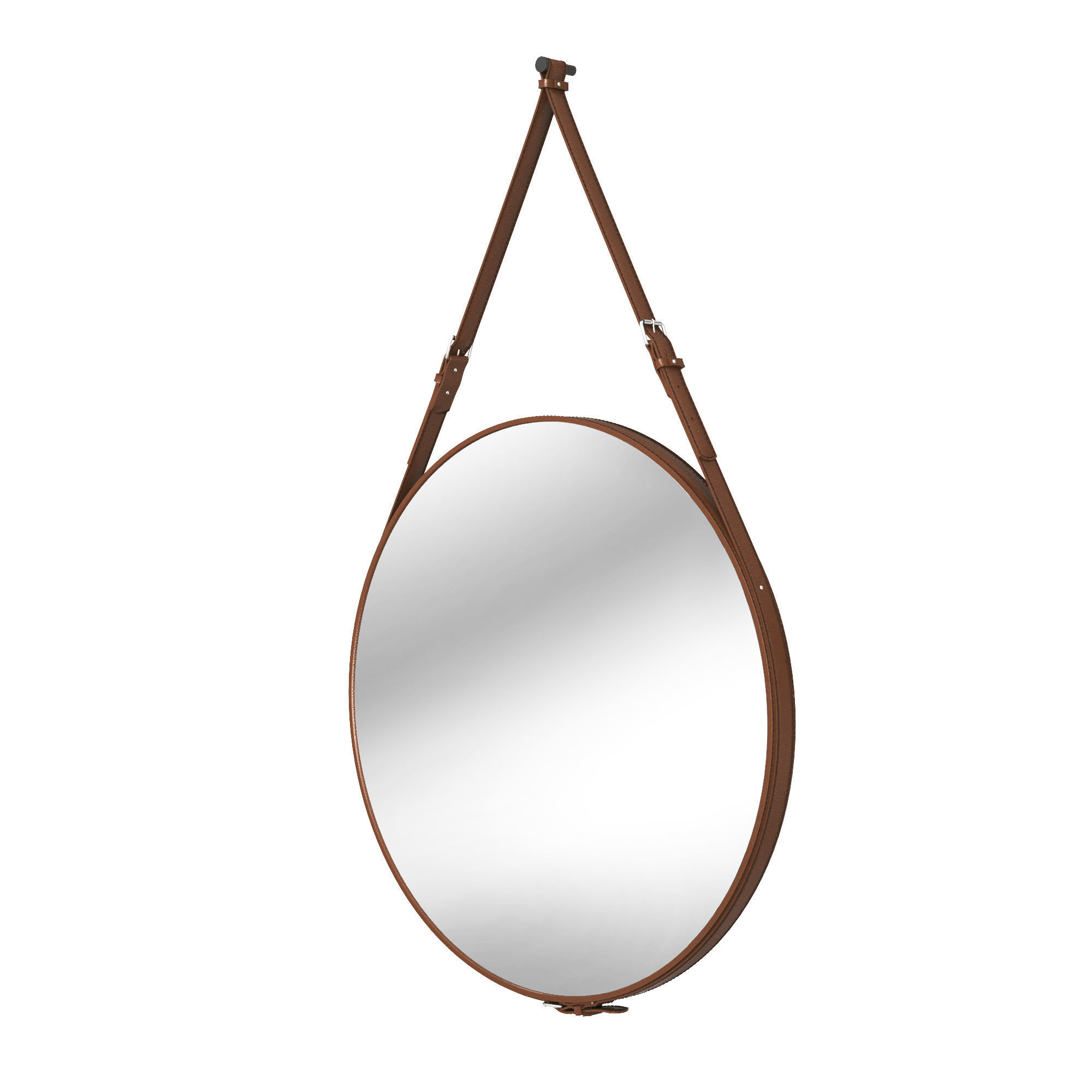 Round mirror 3D model_2