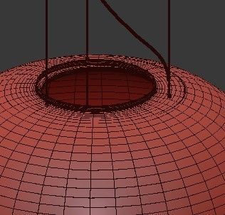 Untitled big one bronks hanging from ceiling 3D model_2