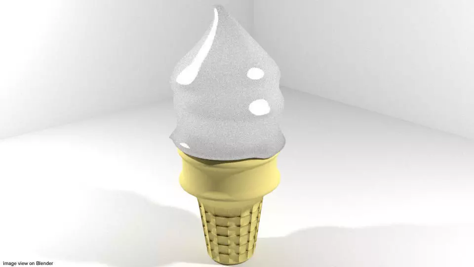 Ice-Cream Cup 3D model