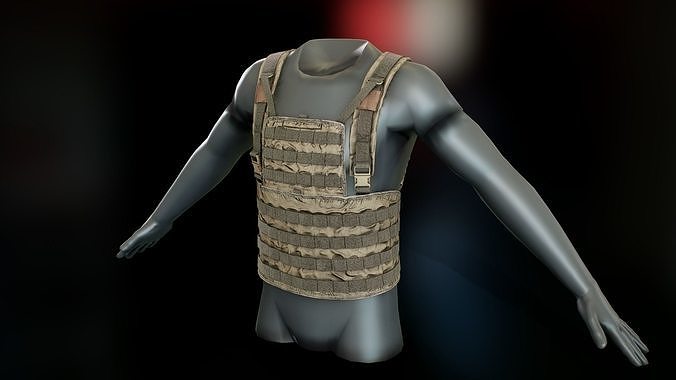 Vimpel Chest Rig Low-poly 3D model