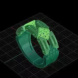 ring001 gold ring with diamonds