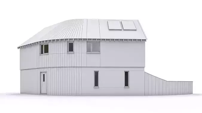 Townhouse 17 Low-poly 3D model