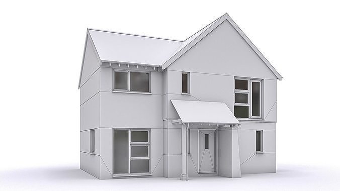 Townhouse 16 Low-poly 3D model