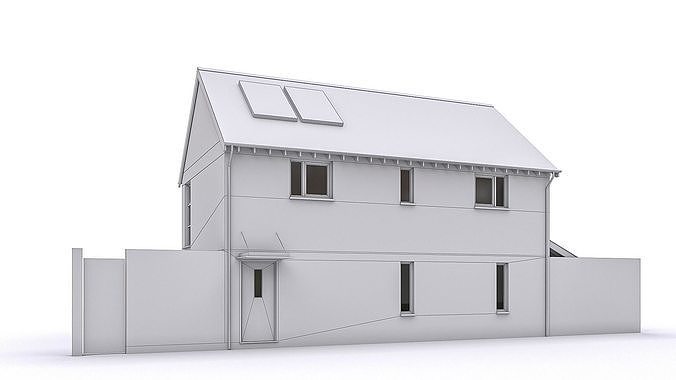 Townhouse 13 Low-poly 3D model