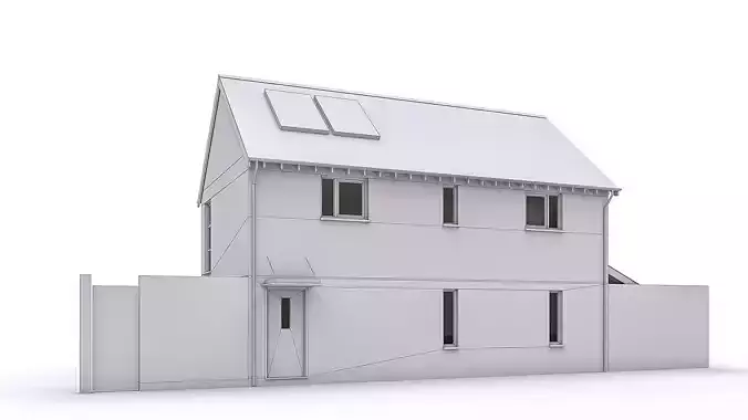 Townhouse 13 Low-poly 3D model