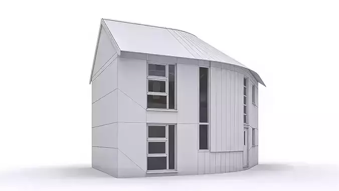 Townhouse 06 Low-poly 3D model