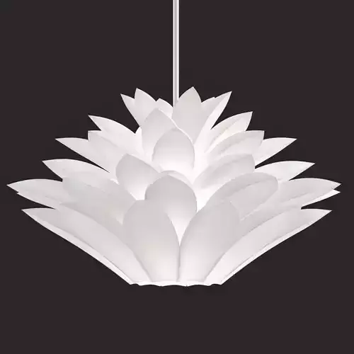 Untitled flower pendant light hanging