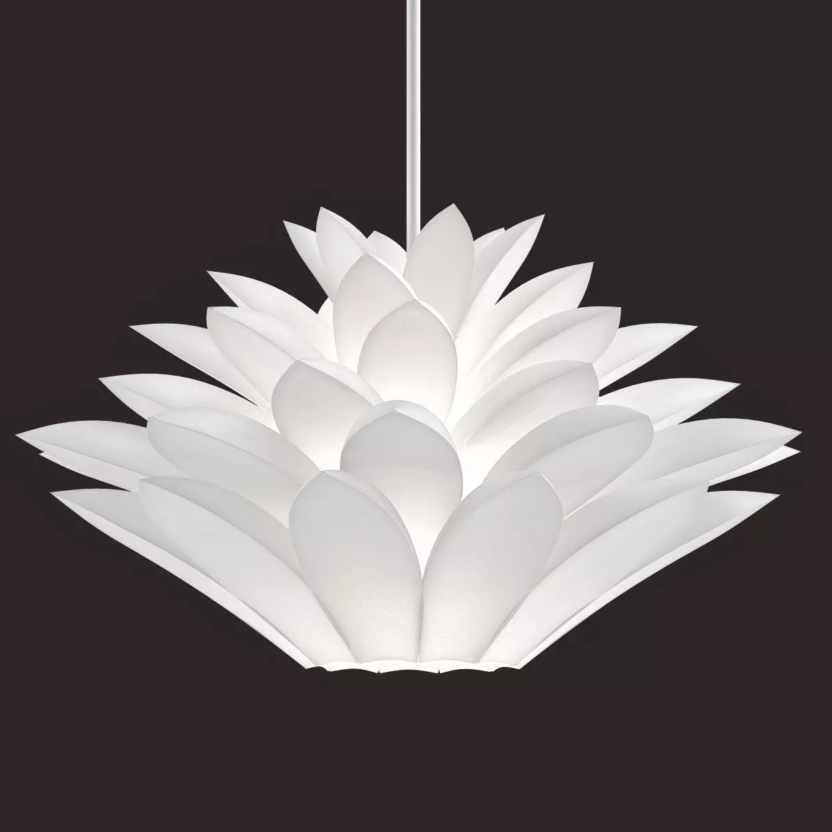Untitled flower pendant light hanging 3D model_0
