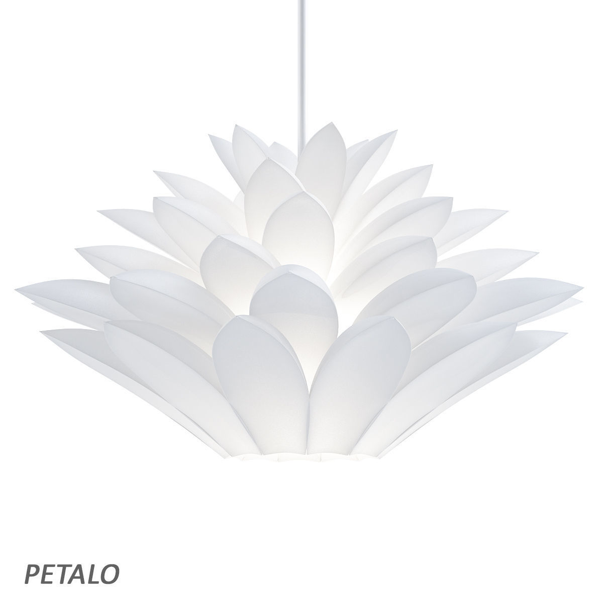 Untitled flower pendant light hanging 3D model_1