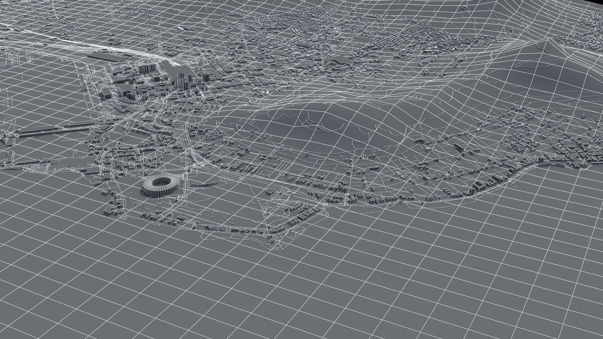 Cape Town South Africa 3D model_37