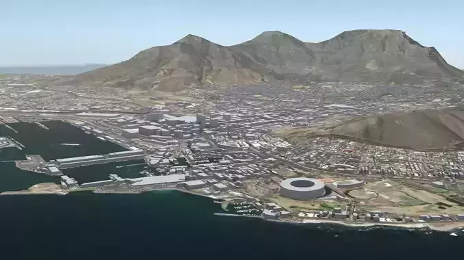 Cape Town South Africa 3D model