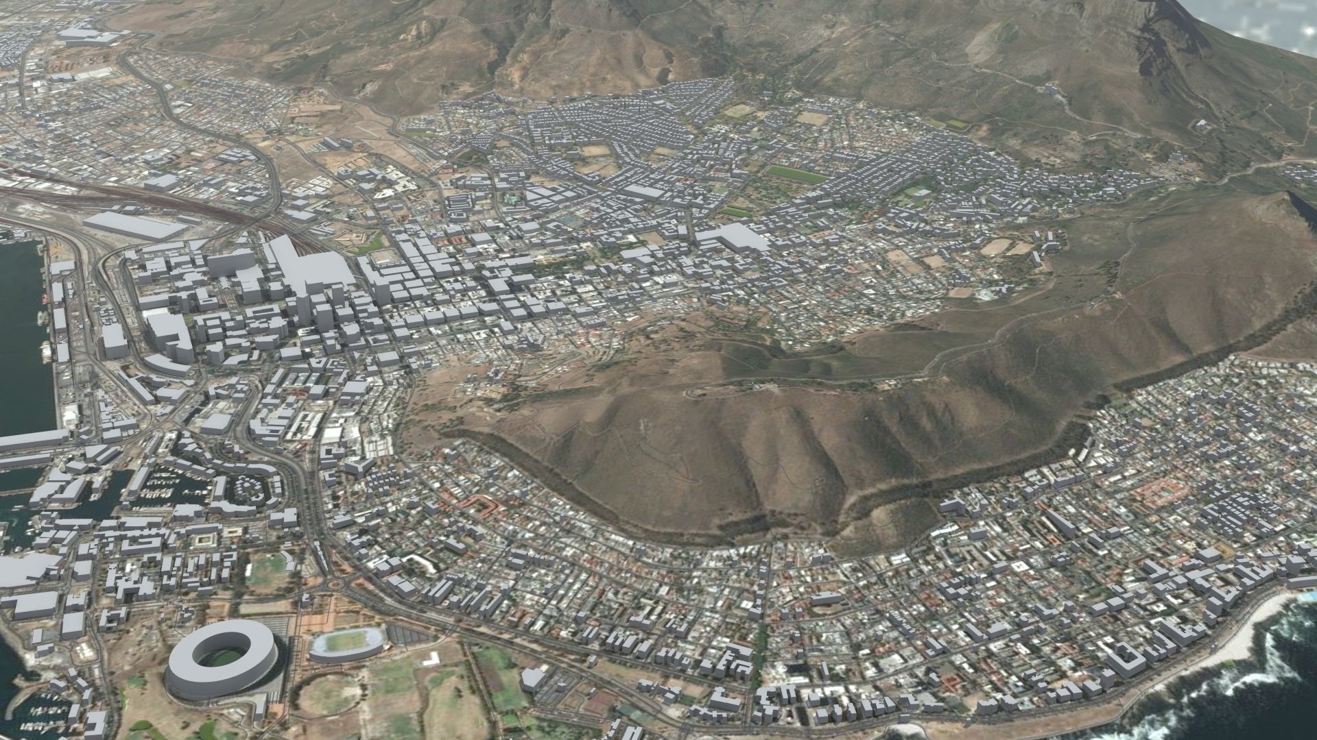 Cape Town South Africa 3D model_14