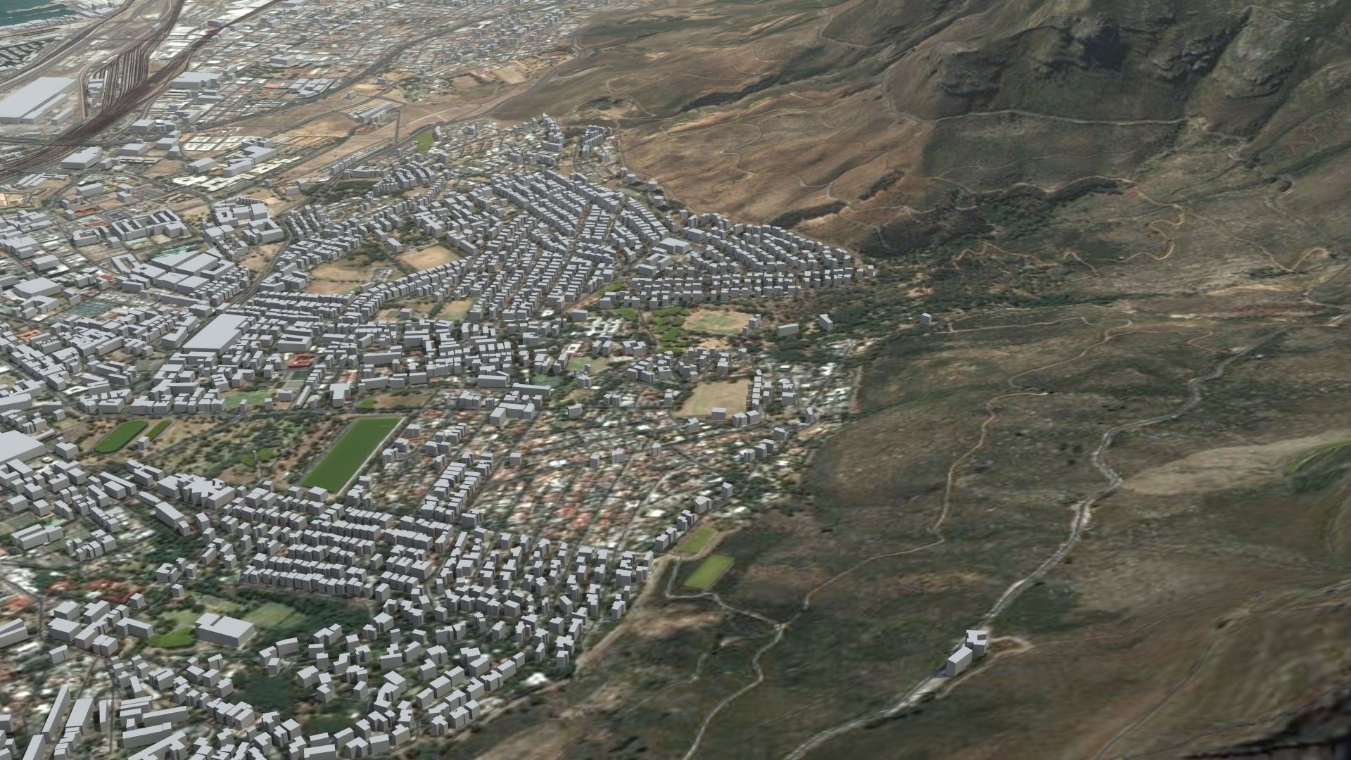 Cape Town South Africa 3D model_11