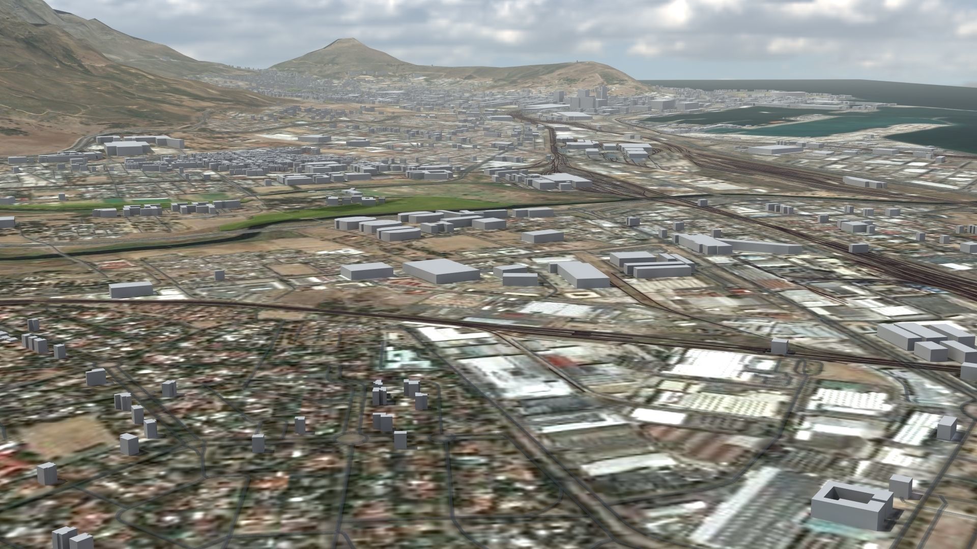 Cape Town South Africa 3D model_2