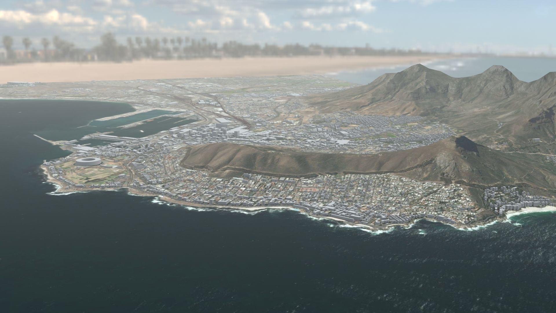 Cape Town South Africa 3D model_6