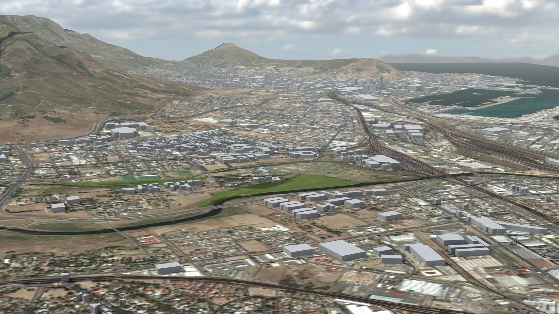 Cape Town South Africa 3D model_1