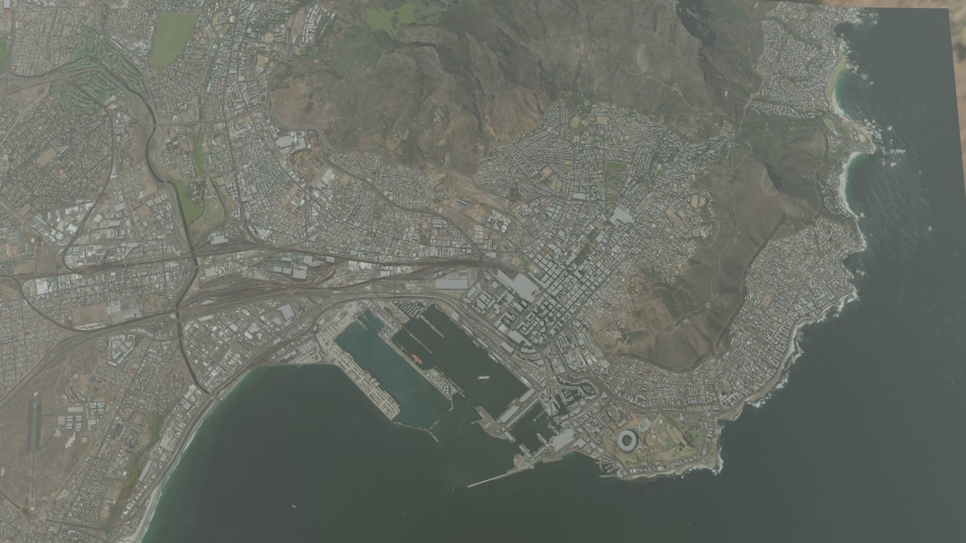 Cape Town South Africa 3D model_20