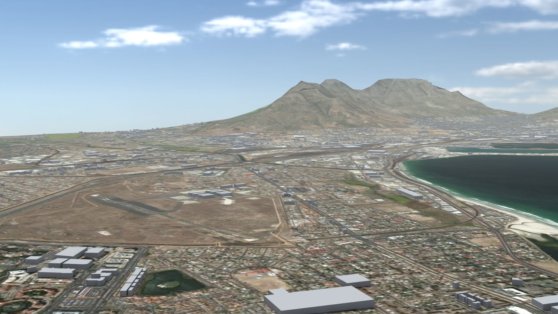 Cape Town South Africa 3D model_5