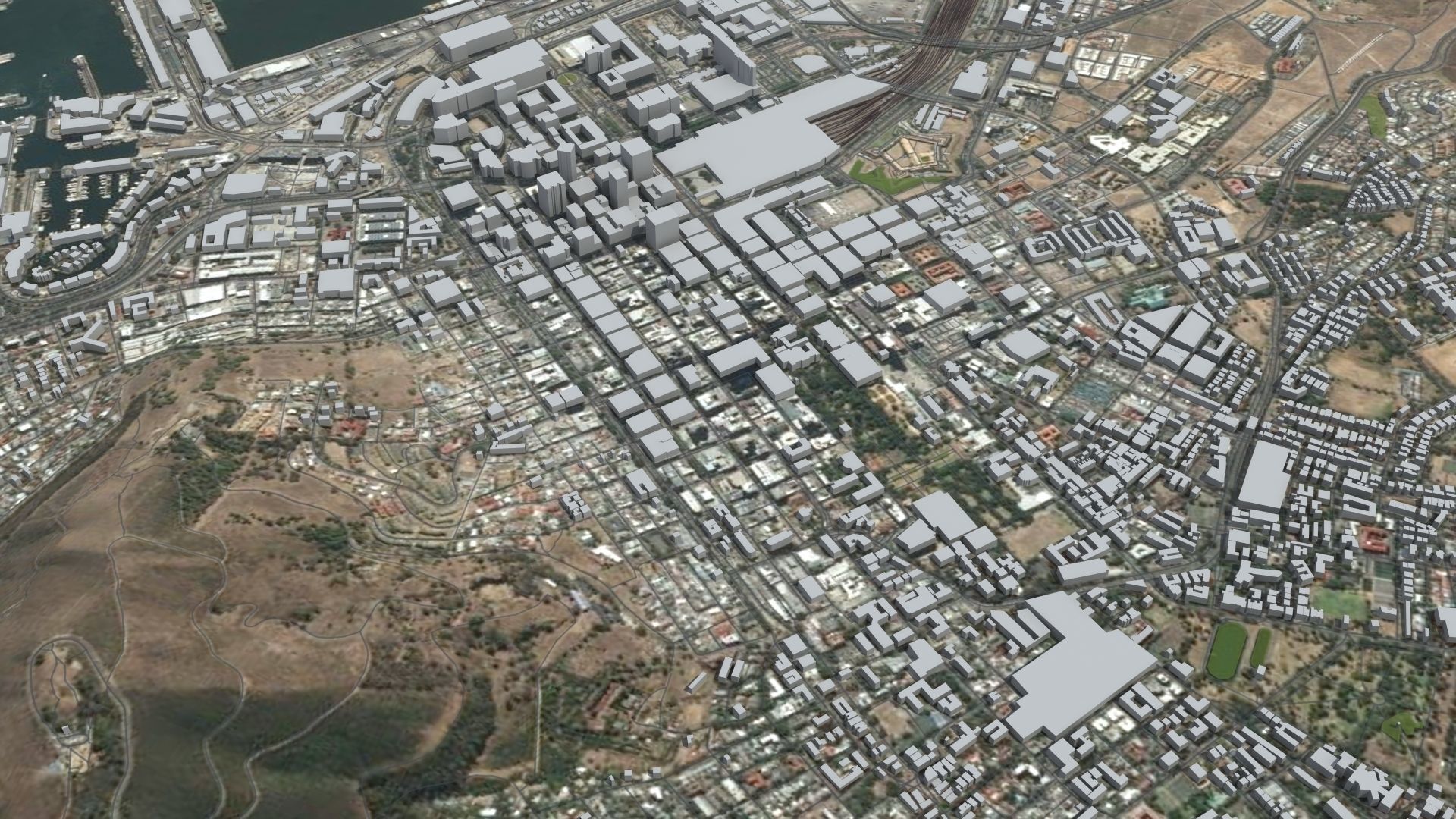 Cape Town South Africa 3D model_13