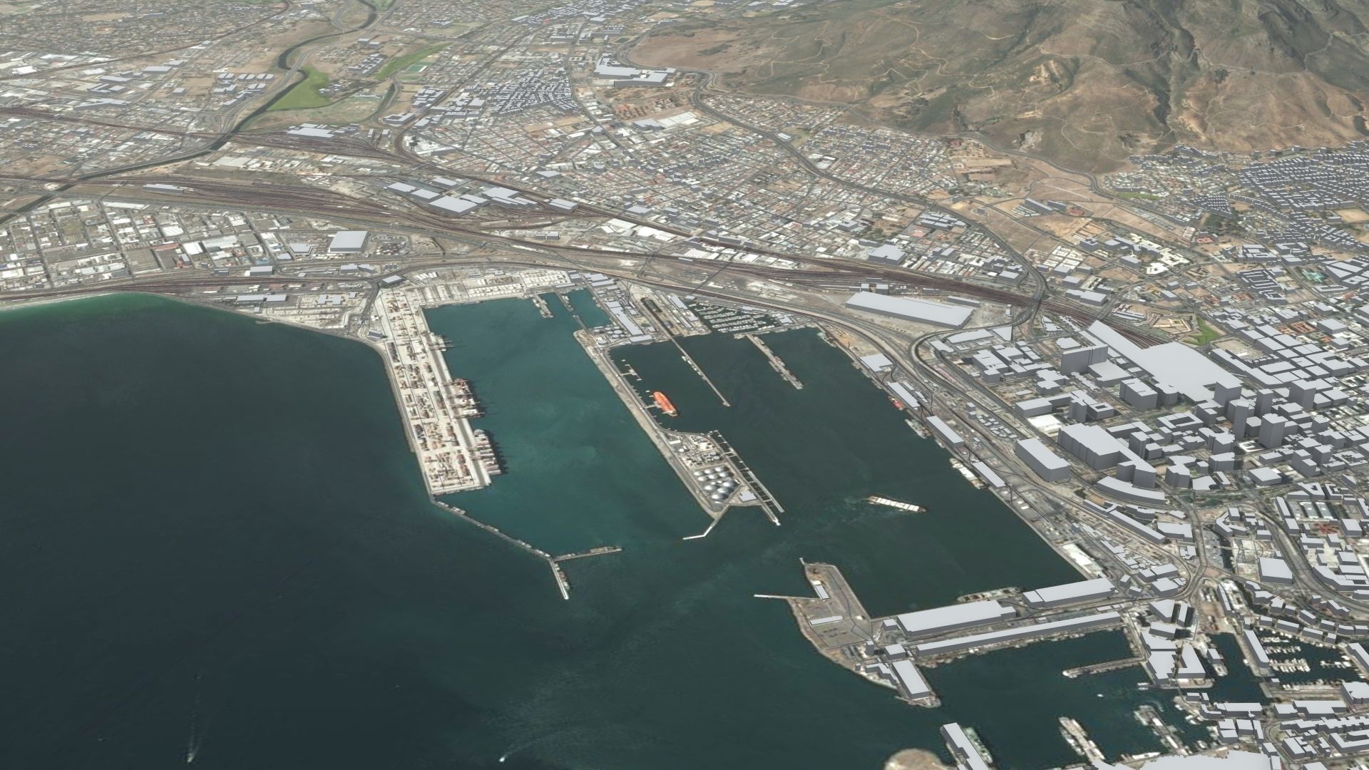 Cape Town South Africa 3D model_15