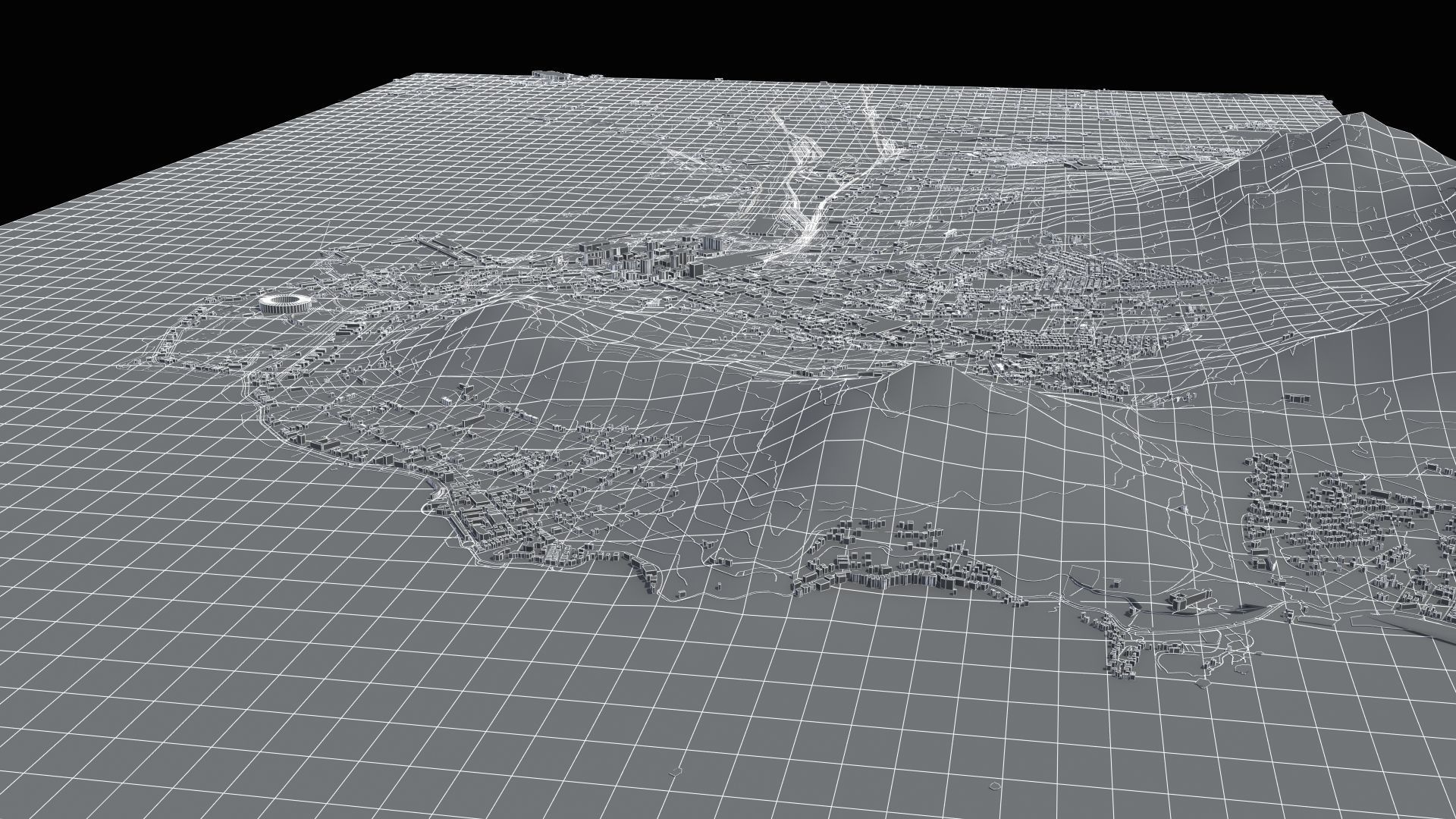 Cape Town South Africa 3D model_28