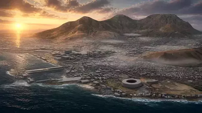 Cape Town South Africa City and Landscape