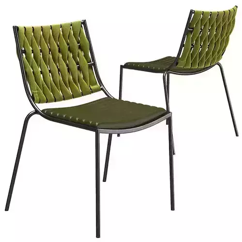 KARE Chair Two Face Green