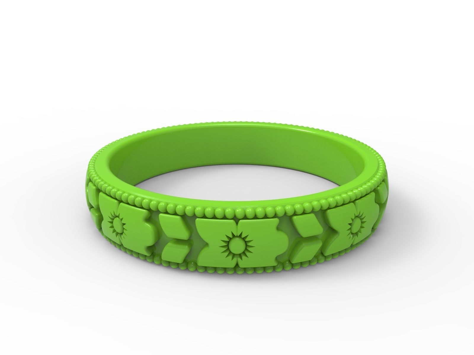 Ring Ornament v4 3D print model_2