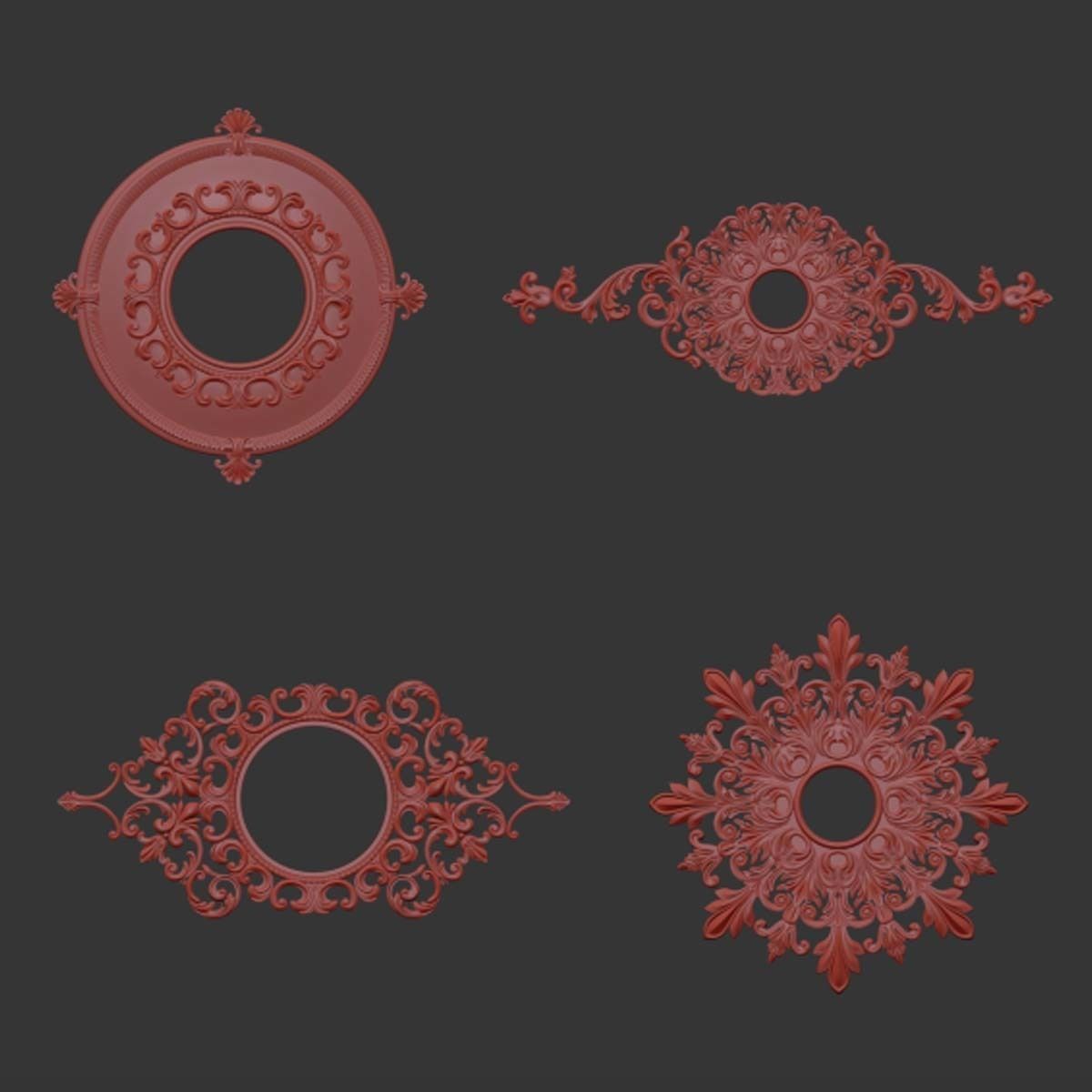 Trim Ornament 46 3D model_4