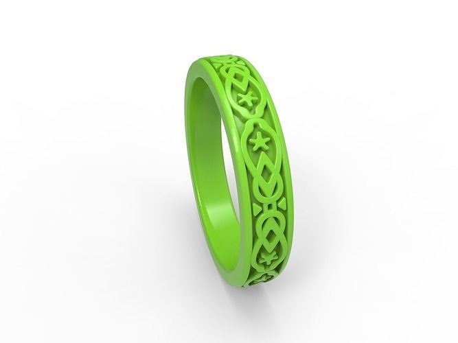 Ring Ornament V7 3D print model