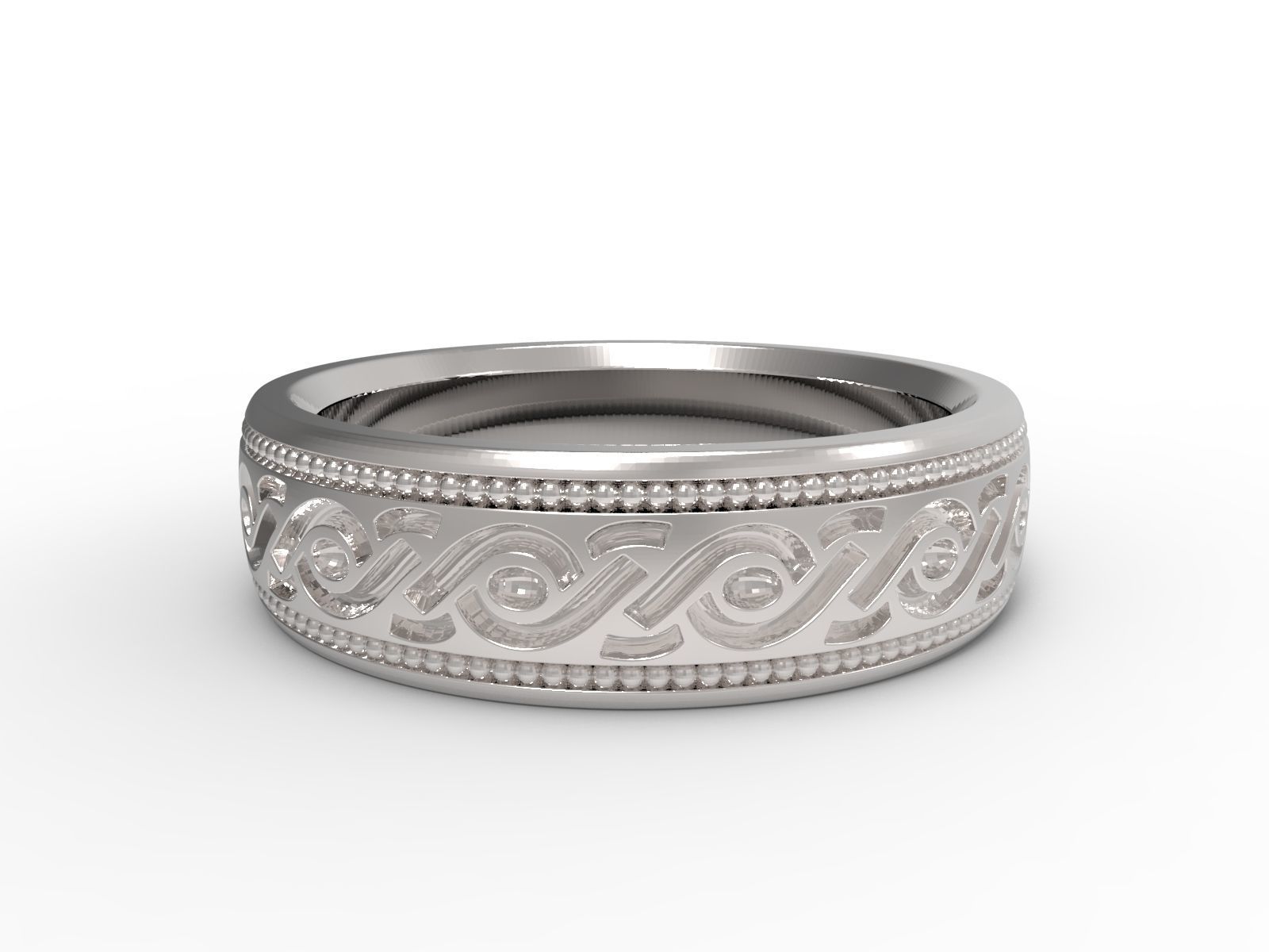 Ring Ornament V8 3D print model_2
