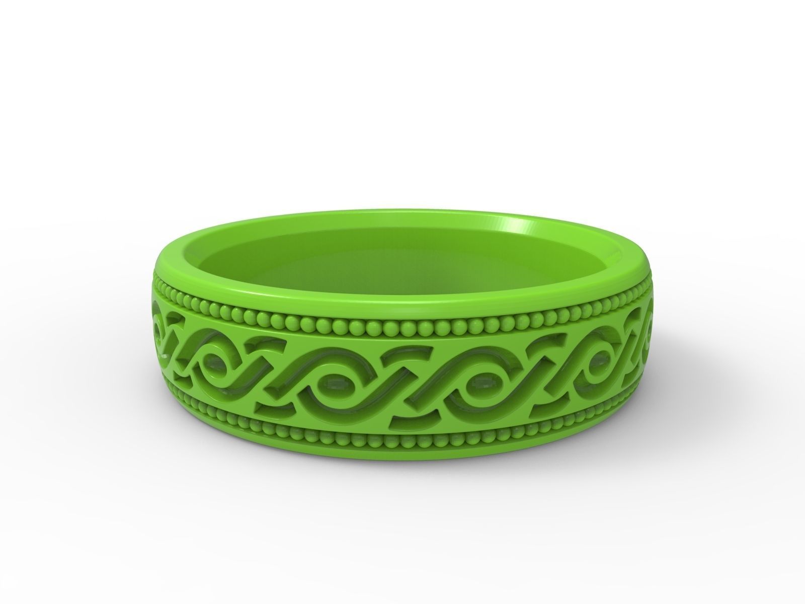 Ring Ornament V8 3D print model_1