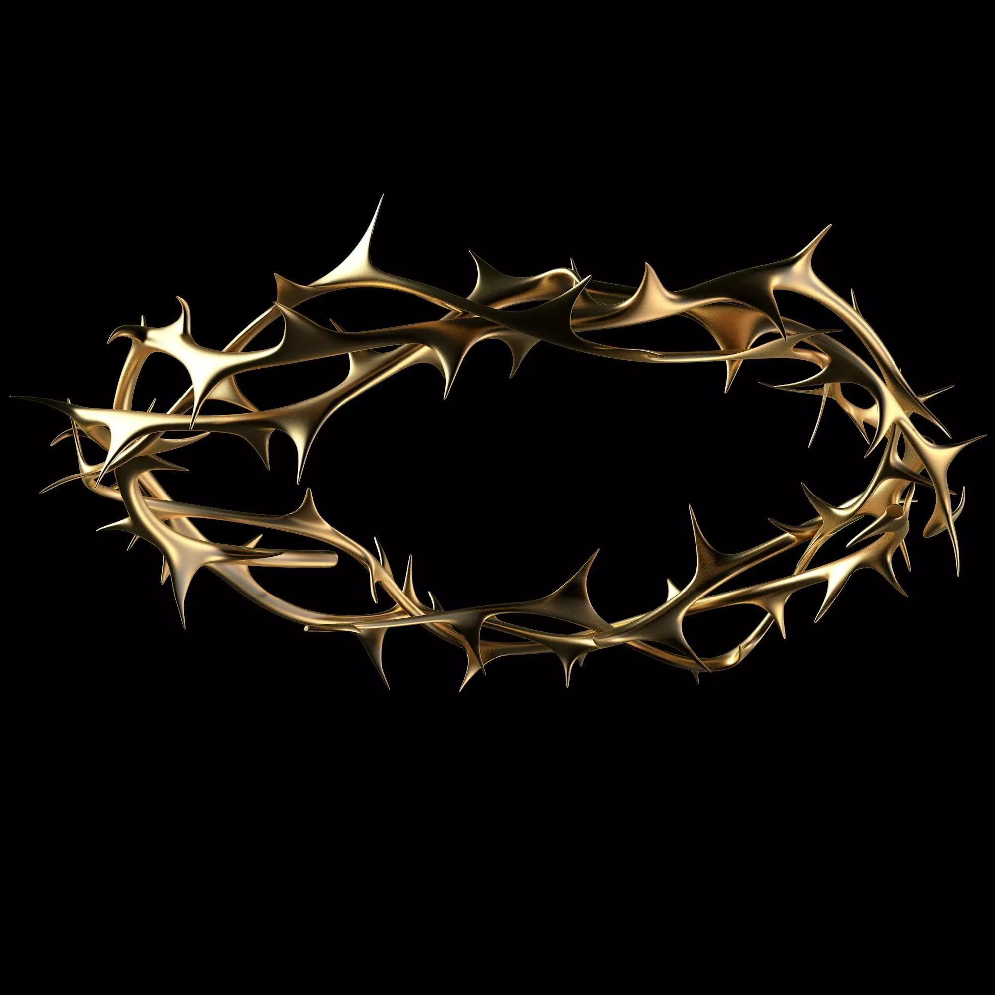 Crown of thorns 3D model