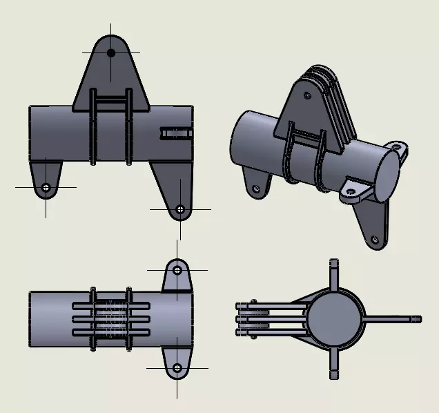 beam end 3D print model_0