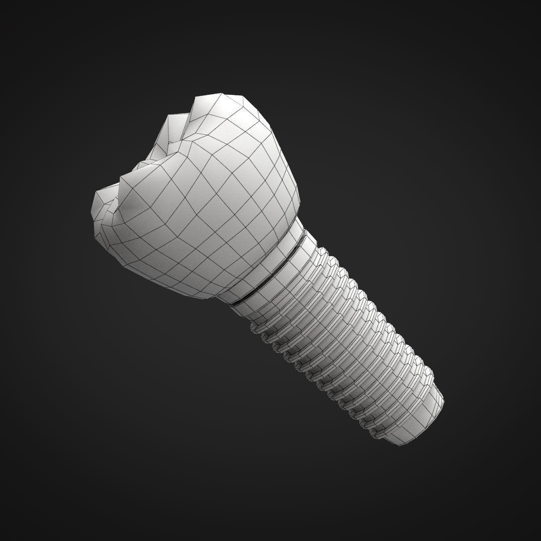 Tooth Implant 3D model_16