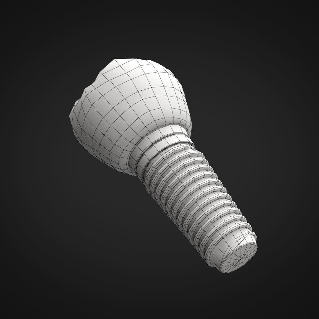 Tooth Implant 3D model_18