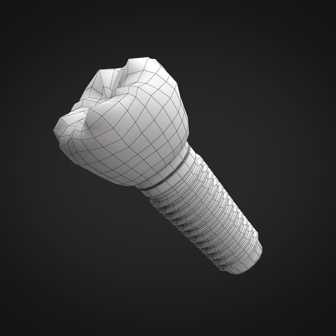 Tooth Implant 3D model_15