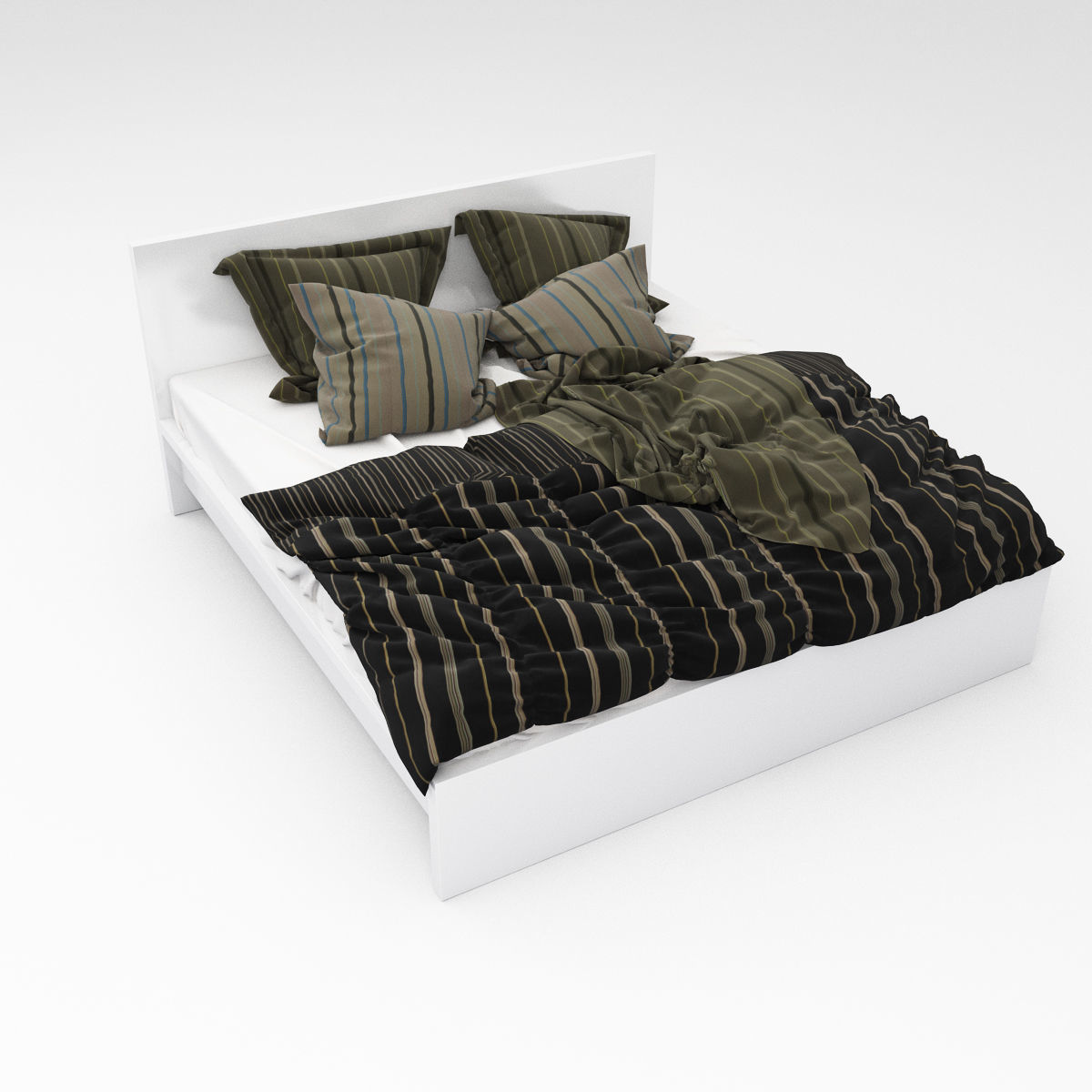 Bed collection 06  3D model_9